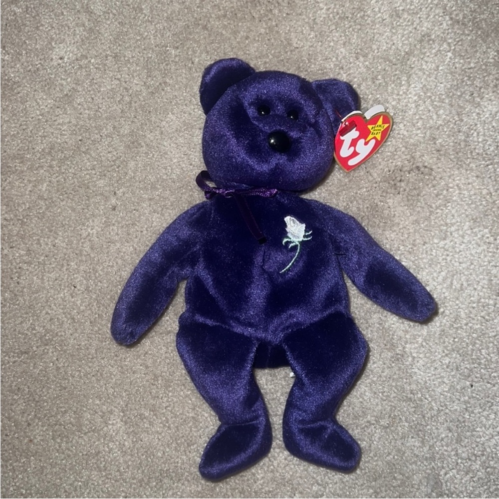 Perfect condition Princess beanie baby incl plastic case